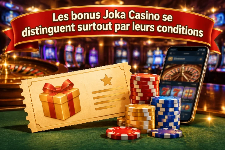 Les bonus Joka Casino se distinguent surtout par leurs conditions
