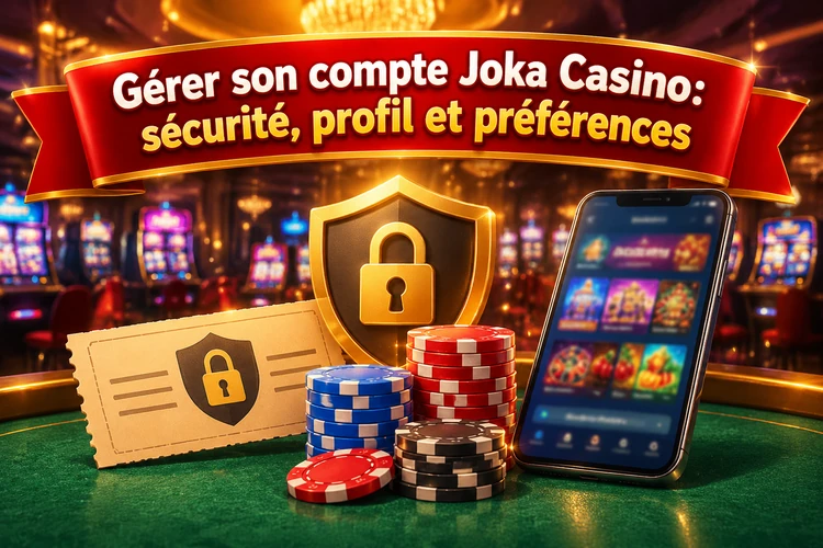 Gérer son compte Joka Casino: sécurité, profil et préférences