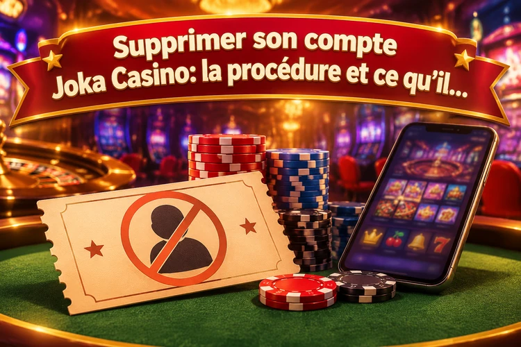 Supprimer son compte Joka Casino: la procédure et ce qu’il faut savoir