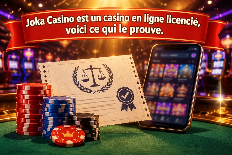 Joka Casino est un casino en ligne licencié, voici ce qui le prouve