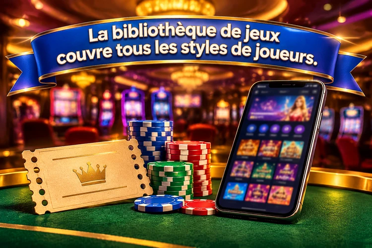 La bibliothèque de jeux couvre tous les styles de joueurs