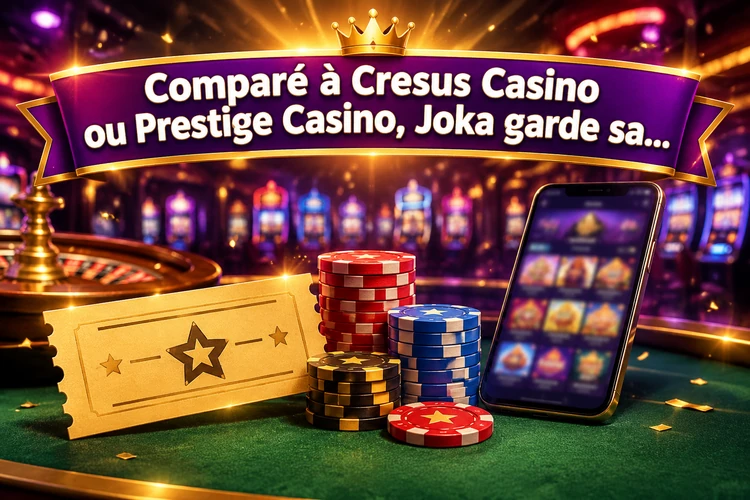 Comparé à Cresus Casino ou Prestige Casino, Joka garde sa place