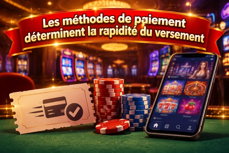 Les méthodes de paiement déterminent la rapidité du versement